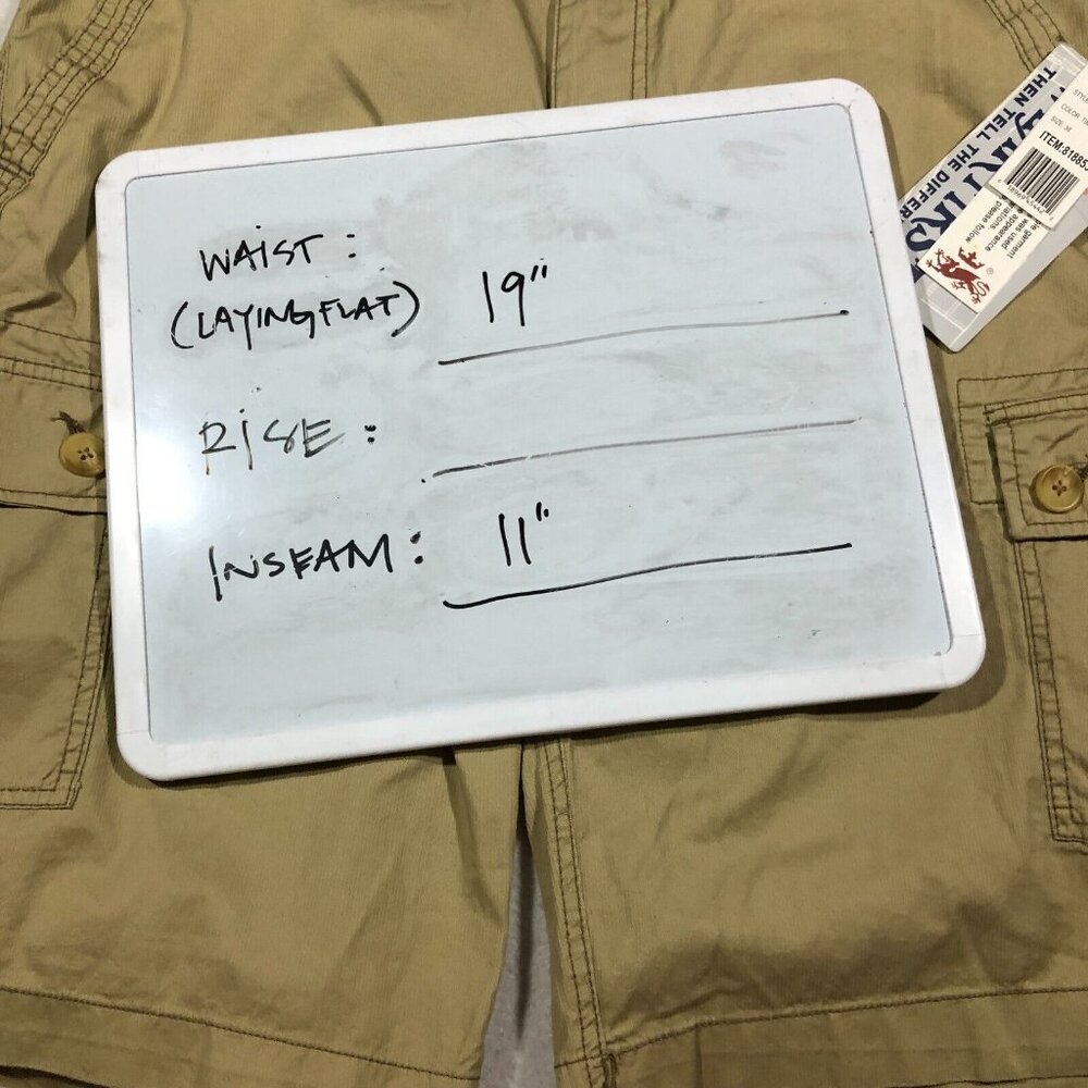 Wear First Shorts Mens 38 Legacy Belted Cargo Shorts Khaki 818853 NEW - Picture 12 of 12